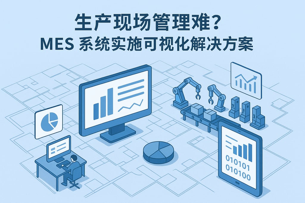 生产现场管理难？MES 系统实施的可视化解决方案